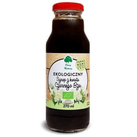SYROP Z KWIATÓW CZARNEGO BZU BIO 270 ml - DARY NATURY DARY NATURY - inne SYROP Z KWIATÓW CZARNEGO BZU BIO 270 ml - DARY NATURY DARY NATURY - inne