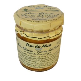 TUŃCZYK BIAŁY W BIO OLIWIE Z OLIWEK EXTRA VIRGIN 220 g (SŁOIK) - PAN DO MAR PAN DO MAR (rybołówstwo zrównoważone)