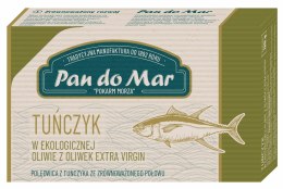 TUŃCZYK W BIO OLIWIE Z OLIWEK EXTRA VIRGIN 120 g - PAN DO MAR PAN DO MAR (rybołówstwo zrównoważone)