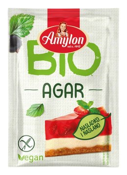 AGAR BEZGLUTENOWY BIO 10 g - AMYLON AMYLON (budynie, galaretki,kisiele,cukry, skrobie