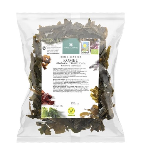 ALGI MORSKIE SUSZONE - KOMBU BIO 100 g (TOREBKA FOLIOWA) - PORTO MUINOS PORTO MUINOS (algi morskie) ALGI MORSKIE SUSZONE - KOMBU BIO 100 g (TOREBKA FOLIOWA) - PORTO MUINOS PORTO MUINOS (algi morskie)