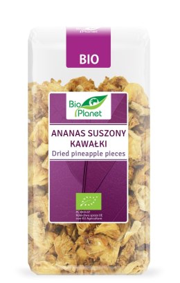 ANANAS SUSZONY KAWAŁKI BIO 100 g - BIO PLANET BIO PLANET - seria FIOLETOWA (owoce suszone)
