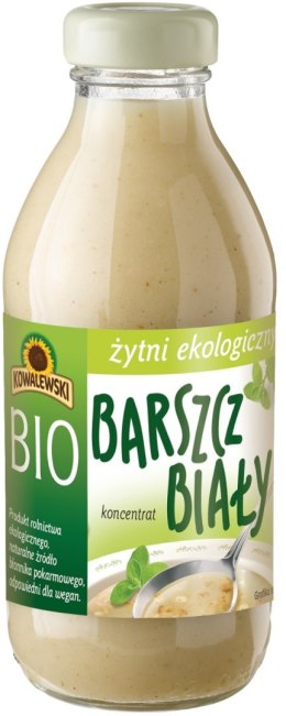 BARSZCZ BIAŁY ŻYTNI KONCENTRAT BIO 320 ml - KOWALEWSKI KOWALEWSKI (przetwory warzywne, dania gotowe)