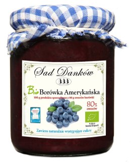 BORÓWKA AMERYKAŃSKA 80 % BIO 260 g - SAD DANKÓW SAD DANKÓW (przetwory owocowe)