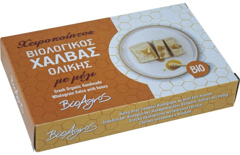 CHAŁWA MIODOWA BIO 200 g - BIOAGROS BIOAGROS (greckie produkty spożywcze) CHAŁWA MIODOWA BIO 200 g - BIOAGROS BIOAGROS (greckie produkty spożywcze)