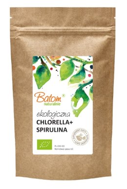 CHLORELLA + SPIRULINA BIO 500 TABLETEK - BATOM BATOM (oleje, soki, sole kąpielowe)