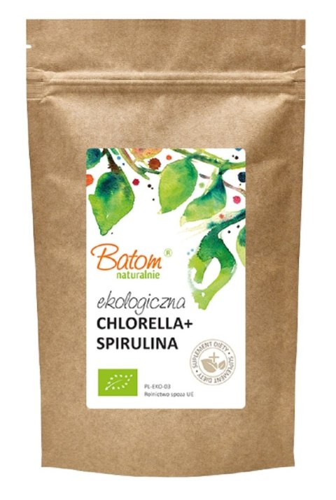 CHLORELLA + SPIRULINA BIO 500 TABLETEK - BATOM BATOM (oleje, soki, sole kąpielowe) CHLORELLA + SPIRULINA BIO 500 TABLETEK - BATOM BATOM (oleje, soki, sole kąpielowe)