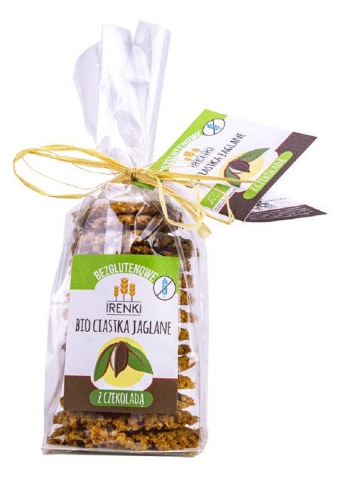 CIASTKA JAGLANE Z CZEKOLADĄ BEZGLUTENOWE BIO 150 g - IRENKI IRENKI (ciastka) CIASTKA JAGLANE Z CZEKOLADĄ BEZGLUTENOWE BIO 150 g - IRENKI IRENKI (ciastka)