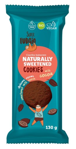CIASTKA KAKAOWE SŁODZONE AGAWĄ BIO 130 g - ME GUSTO (SUPER FUDGIO) ME GUSTO (krówki wegańskie, czekolady, wafelki)
