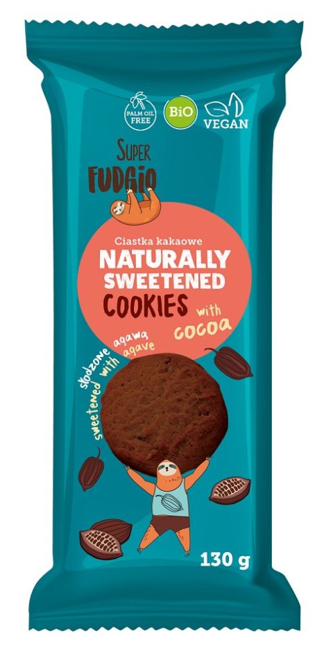 CIASTKA KAKAOWE SŁODZONE AGAWĄ BIO 130 g - ME GUSTO (SUPER FUDGIO) ME GUSTO (krówki wegańskie, czekolady, wafelki) CIASTKA KAKAOWE SŁODZONE AGAWĄ BIO 130 g - ME GUSTO (SUPER FUDGIO) ME GUSTO (krówki wegańskie, czekolady, wafelki)