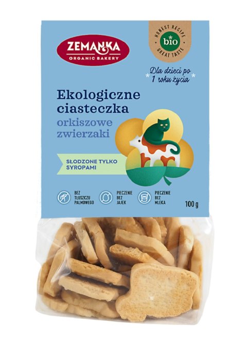 CIASTKA ORKISZOWE ZWIERZAKI BIO 100 g - ZEMANKA ZEMANKA (ciastka) CIASTKA ORKISZOWE ZWIERZAKI BIO 100 g - ZEMANKA ZEMANKA (ciastka)