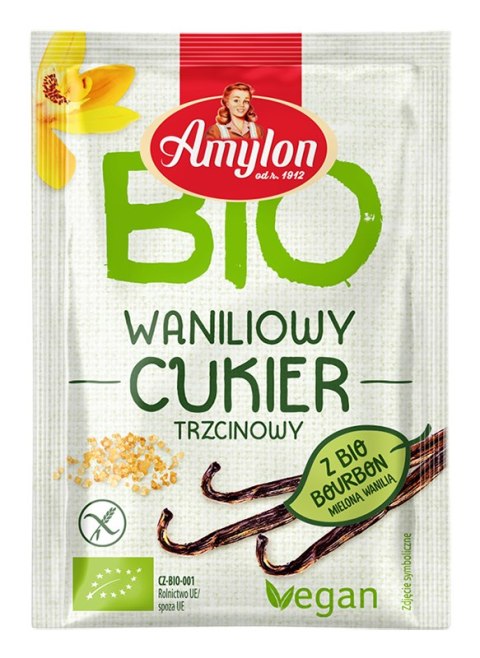 CUKIER Z WANILIĄ BOURBON BEZGLUTENOWY BIO 8 g - AMYLON AMYLON (budynie, galaretki,kisiele,cukry, skrobie CUKIER Z WANILIĄ BOURBON BEZGLUTENOWY BIO 8 g - AMYLON AMYLON (budynie, galaretki,kisiele,cukry, skrobie