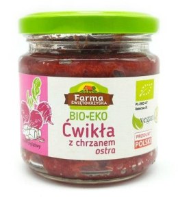ĆWIKŁA Z CHRZANEM OSTRA BEZGLUTENOWA BIO 160 g - FARMA ŚWIĘTOKRZYSKA FARMA ŚWIĘTOKRZYSKA (przetwory)