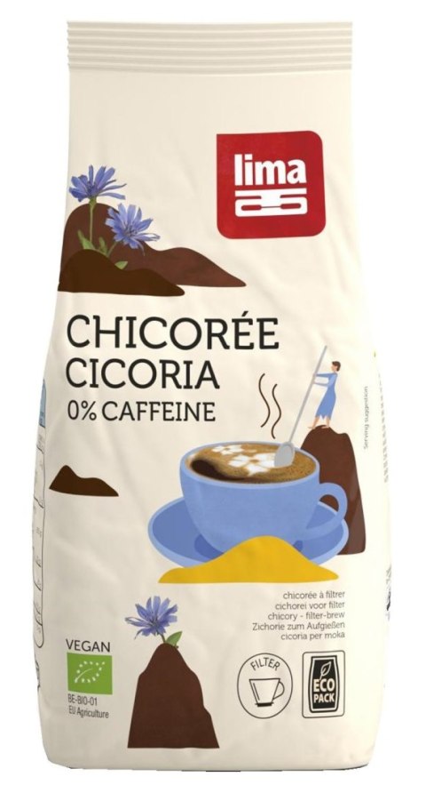 CYKORIA DO ZAPARZANIA BIO 250 g - LIMA LIMA (sosy sojowe, kawy zbożowe) CYKORIA DO ZAPARZANIA BIO 250 g - LIMA LIMA (sosy sojowe, kawy zbożowe)