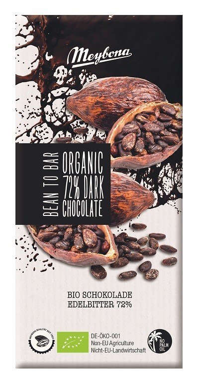 CZEKOLADA GORZKA 72 % BIO 100 g - MEYBONA MEYBONA (czekolady) CZEKOLADA GORZKA 72 % BIO 100 g - MEYBONA MEYBONA (czekolady)
