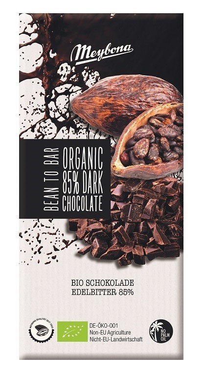 CZEKOLADA GORZKA 85 % BIO 100 g - MEYBONA MEYBONA (czekolady) CZEKOLADA GORZKA 85 % BIO 100 g - MEYBONA MEYBONA (czekolady)