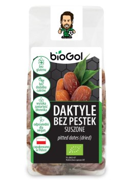 DAKTYLE SUSZONE BEZGLUTENOWE BIO 150 g - BIOGOL BIOGOL (produkty śniadaniowe, przekąski bez cukru)
