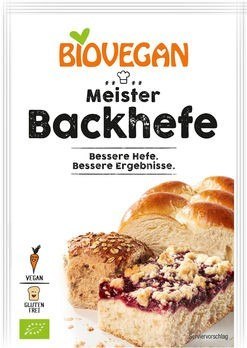 DROŻDŻE SUSZONE BEZGLUTENOWE BIO 7 g - BIOVEGAN BIOVEGAN (dodatki do wypieków, drożdże)