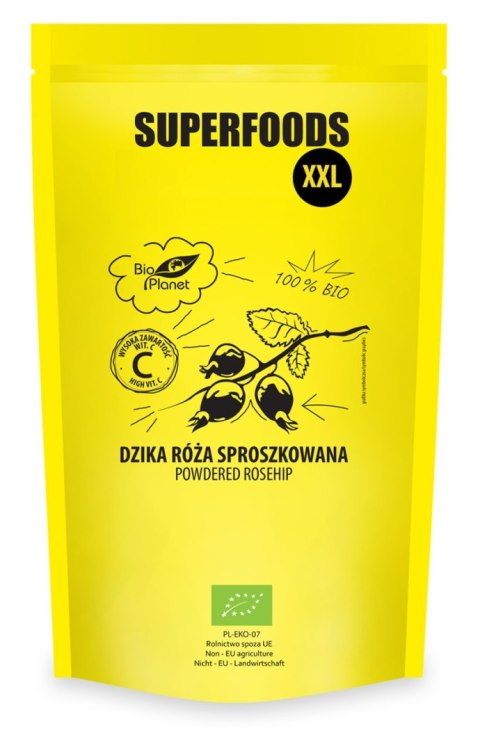 DZIKA RÓŻA SPROSZKOWANA BIO 500 g - BIO PLANET BIO PLANET - seria SUPERFOODS DZIKA RÓŻA SPROSZKOWANA BIO 500 g - BIO PLANET BIO PLANET - seria SUPERFOODS