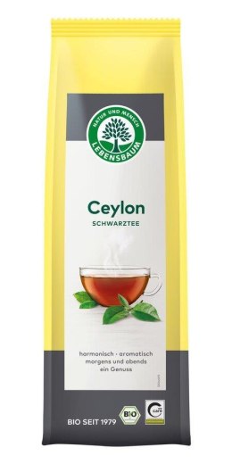 HERBATA CZARNA CEJLOŃSKA LIŚCIASTA BIO 75 g - LEBENSBAUM LEBENSBAUM (przyprawy, herbaty, kawy)