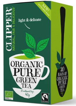 HERBATA ZIELONA FAIR TRADE BIO (20 x 2 g) 40 g - CLIPPER CLIPPER (herbaty i herbatki)