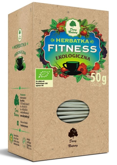 HERBATKA FITNESS BIO (25 x 2 g) 50 g - DARY NATURY DARY NATURY - herbatki HERBATKA FITNESS BIO (25 x 2 g) 50 g - DARY NATURY DARY NATURY - herbatki