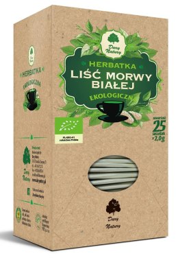 HERBATKA LIŚĆ MORWY BIAŁEJ BIO (25 x 2 g) 50 g - DARY NATURY DARY NATURY - herbatki