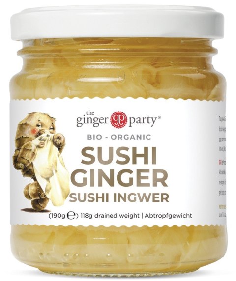 IMBIR MARYNOWANY DO SUSHI BIO 190 g (118 g) - GINGER PEOPLE GINGER PEOPLE (przetwory z imbiru) IMBIR MARYNOWANY DO SUSHI BIO 190 g (118 g) - GINGER PEOPLE GINGER PEOPLE (przetwory z imbiru)