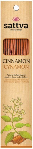 KADZIDŁO INDYJSKIE CYNAMON (15 szt.) 30 g - SATTVA (WELLNESS) SATTVA (kadzidła, kosmetyki) KADZIDŁO INDYJSKIE CYNAMON (15 szt.) 30 g - SATTVA (WELLNESS) SATTVA (kadzidła, kosmetyki)