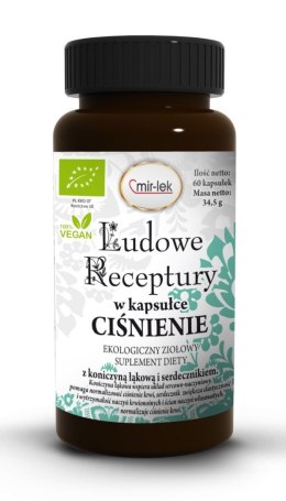KAPSUŁKI NA CIŚNIENIE KRWI BIO (60 szt.) 27 g - MIR-LEK (LUDOWE RECEPTURY) MIR-LEK (suplementy diety)