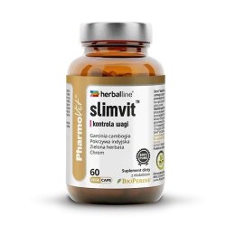 KAPSUŁKI NA KONTROLĘ WAGI (SLIMVIT) BEZGLUTENOWE 60 szt. - PHARMOVIT (HERBALLINE) PHARMOVIT (suplementy diety)
