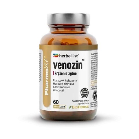 KAPSUŁKI NA KRĄŻENIE ŻYLNE (VENOZIN) BEZGLUTENOWE 60 szt. - PHARMOVIT (HERBALLINE) PHARMOVIT (suplementy diety) KAPSUŁKI NA KRĄŻENIE ŻYLNE (VENOZIN) BEZGLUTENOWE 60 szt. - PHARMOVIT (HERBALLINE) PHARMOVIT (suplementy diety)