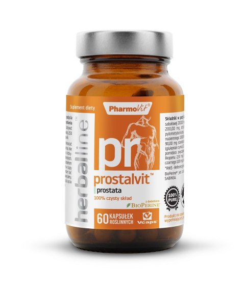 KAPSUŁKI NA PROSTATĘ (PROSTALVIT) BEZGLUTENOWE 60 szt. - PHARMOVIT (HERBALLINE) PHARMOVIT (suplementy diety) KAPSUŁKI NA PROSTATĘ (PROSTALVIT) BEZGLUTENOWE 60 szt. - PHARMOVIT (HERBALLINE) PHARMOVIT (suplementy diety)