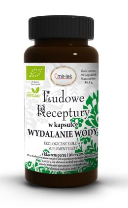 KAPSUŁKI NA WYDALANIE WODY BIO (60 szt.) 30,6 g - MIR-LEK (LUDOWE RECEPTURY) MIR-LEK (suplementy diety)