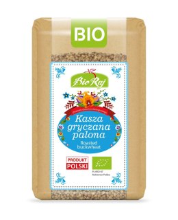 KASZA GRYCZANA PALONA BIO (POLSKA) 500 g - BIO RAJ BIO RAJ (100 % z Polski)