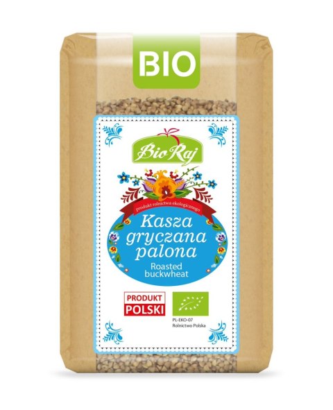 KASZA GRYCZANA PALONA BIO (POLSKA) 500 g - BIO RAJ BIO RAJ (100 % z Polski) KASZA GRYCZANA PALONA BIO (POLSKA) 500 g - BIO RAJ BIO RAJ (100 % z Polski)