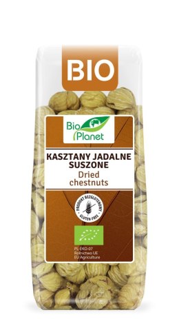 KASZTANY JADALNE SUSZONE BEZGLUTENOWE BIO 200 g - BIO PLANET BIO PLANET - seria BRĄZOWA (orzechy i pestki)