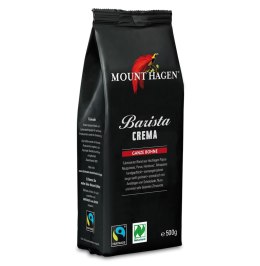 KAWA ZIARNISTA ARABICA 100 % BARISTA CREMA FAIR TRADE BIO 500 g - MOUNT HAGEN MOUNT HAGEN (kawy)