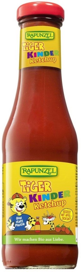 KETCHUP DLA DZIECI TIGER BEZ DODATKU CUKRÓW BIO 450 ml - RAPUNZEL RAPUNZEL (kremy orzechowe, ketchupy, czekolady)