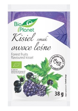 KISIEL O SMAKU OWOCÓW LEŚNYCH Z OWOCAMI JAGODOWYMI BIO 38 g - BIO PLANET BIO PLANET - seria INNE