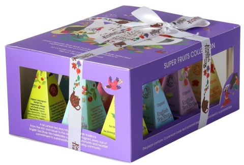 KOLEKCJA HERBATEK OWOCOWYCH BIO PIRAMIDKI (SUPER FRUITS - 6 SMAKÓW) (12 x 2 g) 24 g - ENGLISH TEA SHOP ORGANIC ENGLISH TEA SHOP ORGANIC (herbaty) KOLEKCJA HERBATEK OWOCOWYCH BIO PIRAMIDKI (SUPER FRUITS - 6 SMAKÓW) (12 x 2 g) 24 g - ENGLISH TEA SHOP ORGANIC ENGLISH TEA SHOP ORGANIC (herbaty)