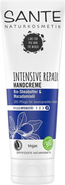 KREM DO RĄK INTENSYWNIE REGENERUJĄCY MASŁO SHEA I OLEJEK MAKADAMIA ECO 75 ml - SANTE SANTE (kosmetyki)