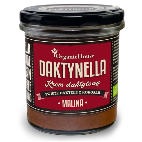 KREM KOKOSOWO - DAKTYLOWY MALINA BEZGLUTENOWY BIO 280 g - ORGANICHOUSE (DAKTYNELLA) ORGANICHOUSE (bionelki, daktyle, kremy daktylowe) KREM KOKOSOWO - DAKTYLOWY MALINA BEZGLUTENOWY BIO 280 g - ORGANICHOUSE (DAKTYNELLA) ORGANICHOUSE (bionelki, daktyle, kremy daktylowe)