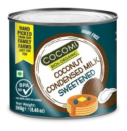 KREM KOKOSOWY SKONDENSOWANY BIO 240 g - COCOMI COCOMI (wody kokosowe, oleje kokosowe, śmietanki)