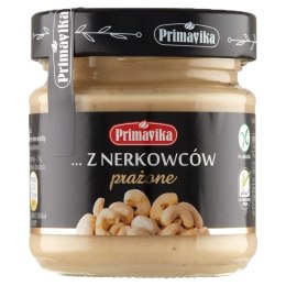 KREM Z PRAŻONYCH ORZECHÓW NERKOWCA BEZGLUTENOWY 185 g - PRIMAVIKA PRIMAVIKA (przetwory i pasty vege)