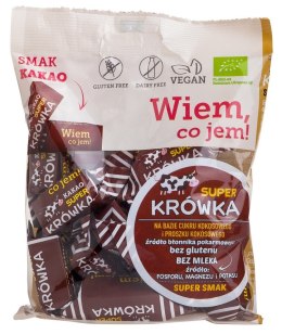 KRÓWKI KAKAOWE BEZMLECZNE BEZGLUTENOWE BIO 150 g - ME GUSTO (SUPER KRÓWKA) ME GUSTO (krówki wegańskie, czekolady, wafelki)