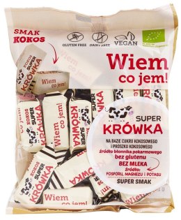 KRÓWKI KOKOSOWE BEZMLECZNE BEZGLUTENOWE BIO 150 g - ME GUSTO (SUPER KRÓWKA) ME GUSTO (krówki wegańskie, czekolady, wafelki)