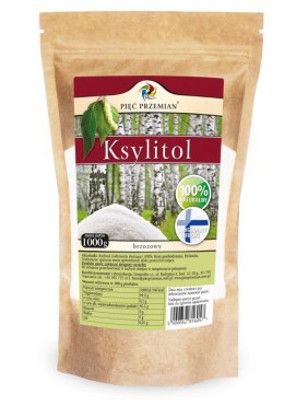 KSYLITOL 1 kg (TOREBKA PAPIEROWA) - PIĘĆ PRZEMIAN (FINLANDIA) PIĘĆ PRZEMIAN (produkty spożywcze)