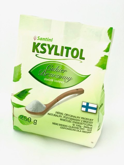 KSYLITOL 250 g (TOREBKA) - SANTINI (FINLANDIA) SANTINI (ksylitol, gumy do żucia SPRY) KSYLITOL 250 g (TOREBKA) - SANTINI (FINLANDIA) SANTINI (ksylitol, gumy do żucia SPRY)
