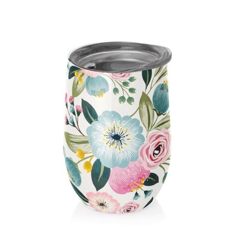 KUBEK ZE STALI NIERDZEWNEJ Z POKRYWKĄ PASTELOWE KWIATY 420 ml - CHIC-MIC CHIC-MIC (akcesoria kuchenne) KUBEK ZE STALI NIERDZEWNEJ Z POKRYWKĄ PASTELOWE KWIATY 420 ml - CHIC-MIC CHIC-MIC (akcesoria kuchenne)